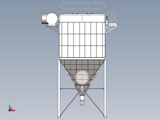 空气净化装置-大型工业除尘器SW2010前视缩略图