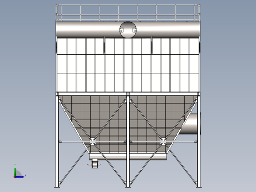 空气净化装置-大型工业除尘器SW2010左视缩略图