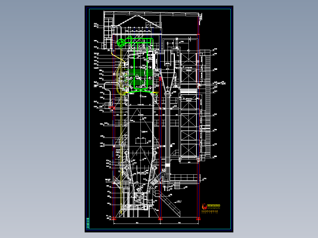 75t／h循环流化床锅炉总图