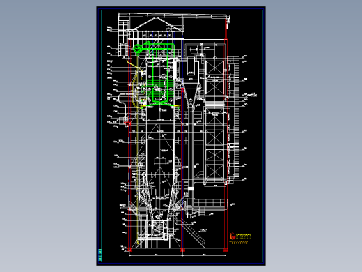 75t／h循环流化床锅炉总图