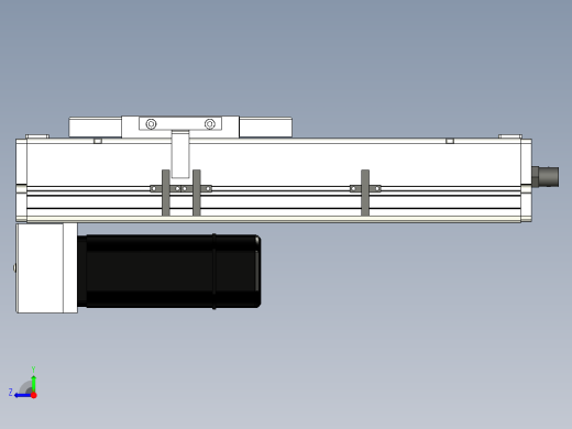 Toyo东佑达直线模组-ECH14-150-BM-400W+煞車右视缩略图