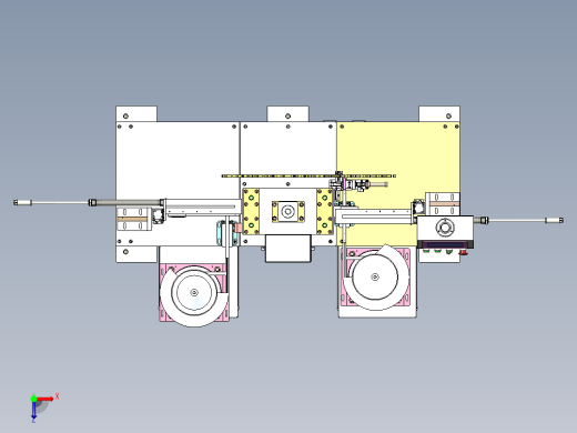 A11_微型齿轮齿轴铆压机自动上下料方案SW2017俯视缩略图