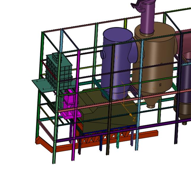除尘式燃气锅炉系统