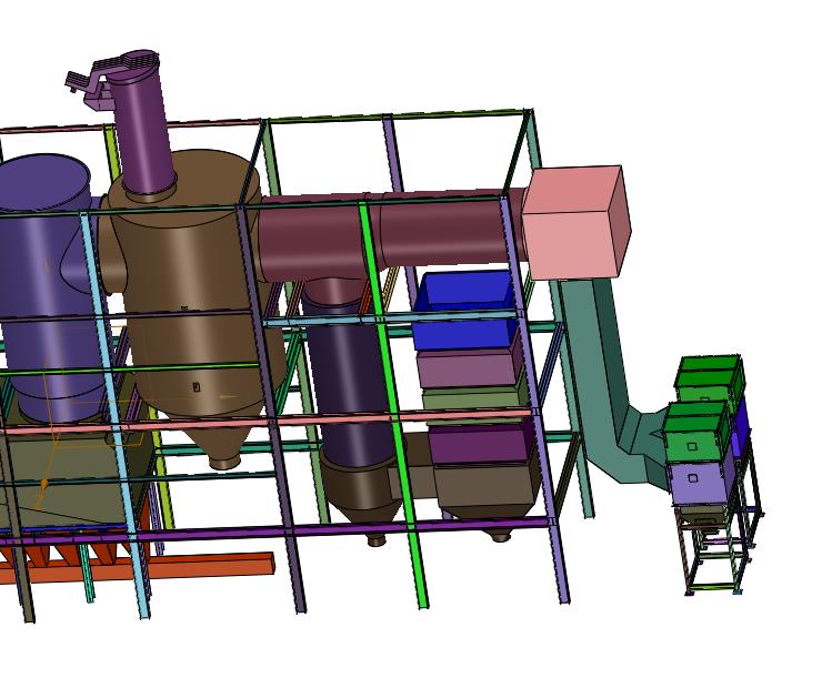 除尘式燃气锅炉系统