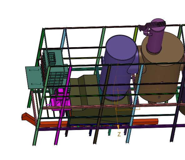 除尘式燃气锅炉系统
