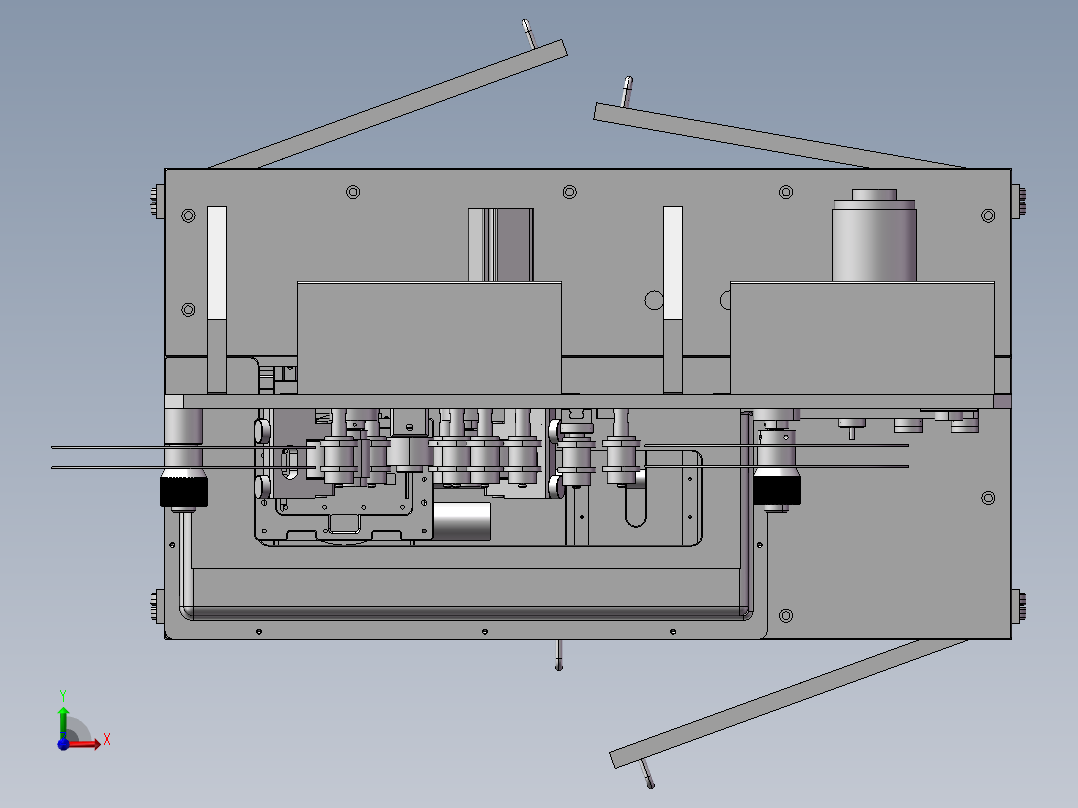 手机点胶机前视图