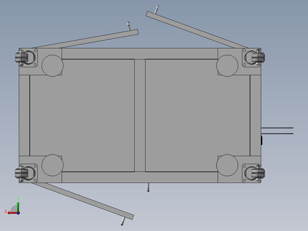 手机点胶机后视图
