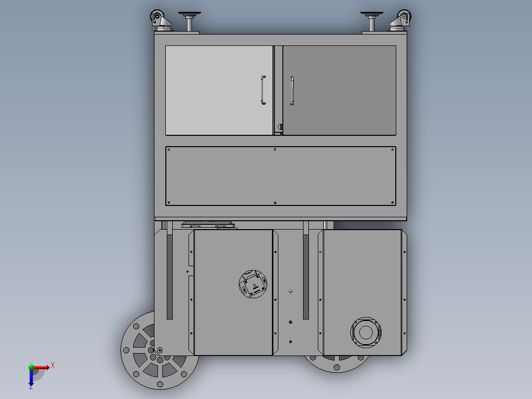 手机点胶机俯视图