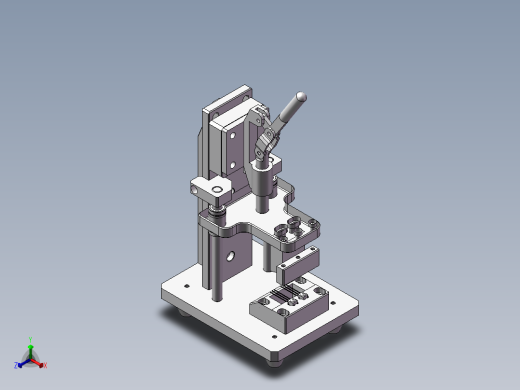 IC切脚折弯正等轴测缩略图
