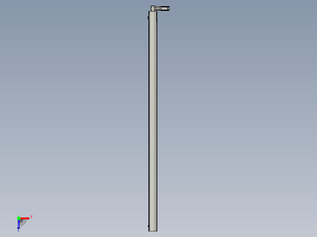 东锦同步带传动-直线滑台模组DH120B-L125-S2850-BL-P400W-C3俯视图