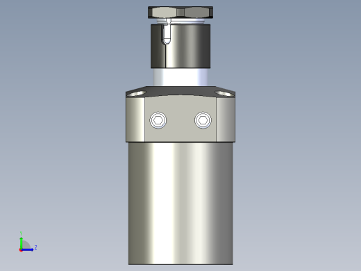 KOSMEKLHS1050-GL-Y30多系列多零件图纸模型左视缩略图