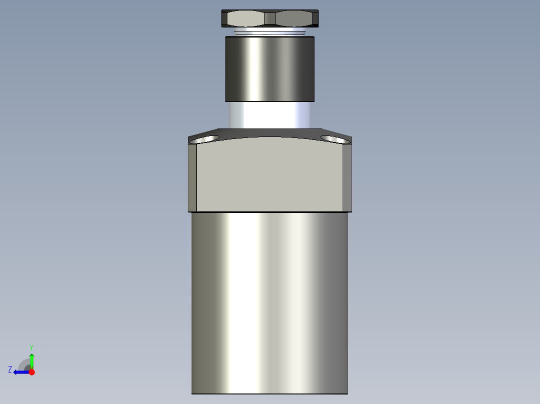 KOSMEKLHS1050-GL-Y30多系列多零件图纸模型右视图