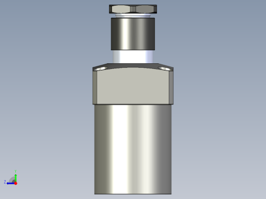 KOSMEKLHS1050-GL-Y30多系列多零件图纸模型右视缩略图