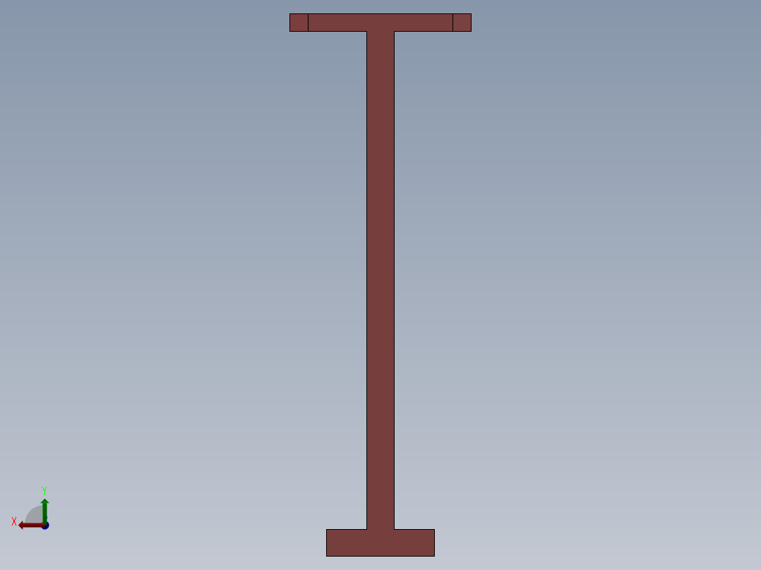 双轴气缸座后视图