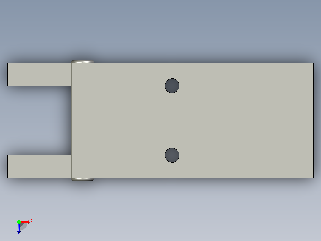 普通气爪PH01-06A俯视图