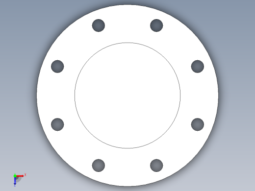 聚氯乙烯配件25-Sch80_Blind Flange_853-040_4in俯视缩略图