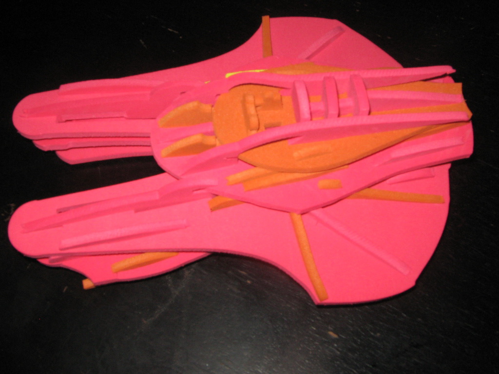 激光下料拼图星际战舰AutoCAD, SOLIDWORKS 2010, STEP _ IGES