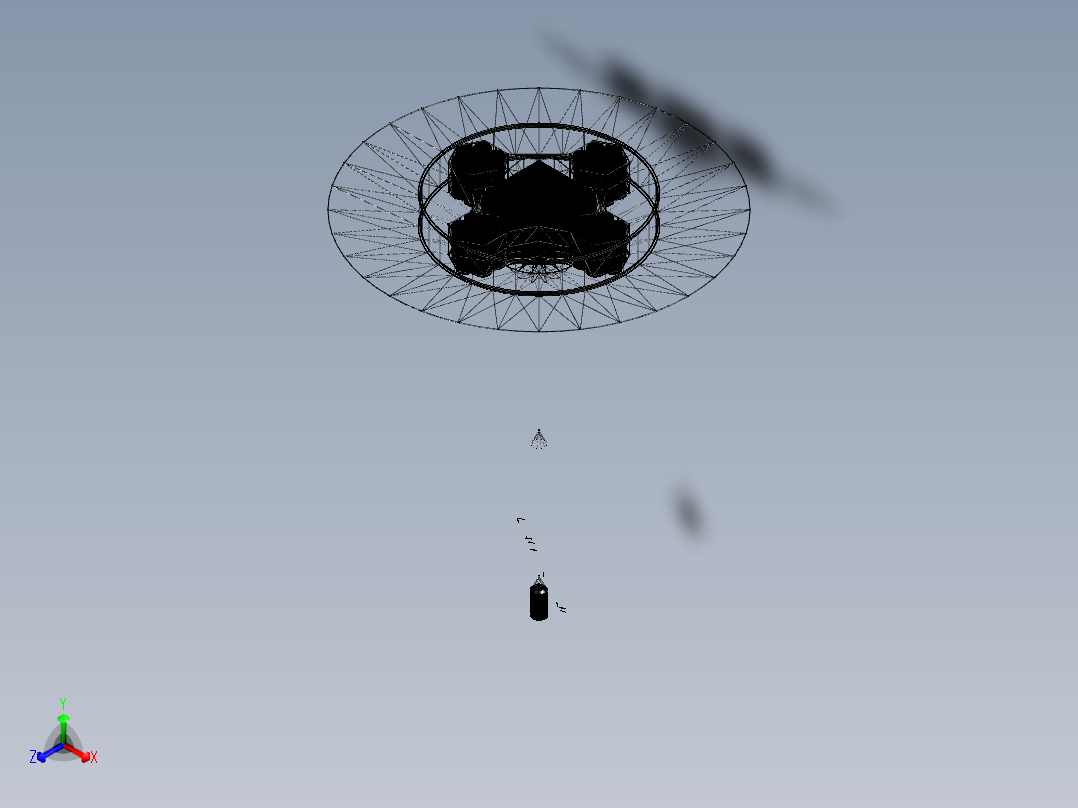 太空站正等轴测图