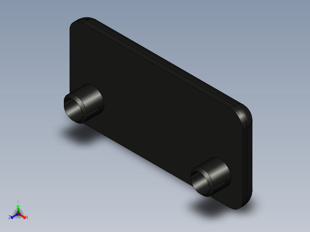 型材-BR 15X30 COVER CAP 3842338990正等轴测图