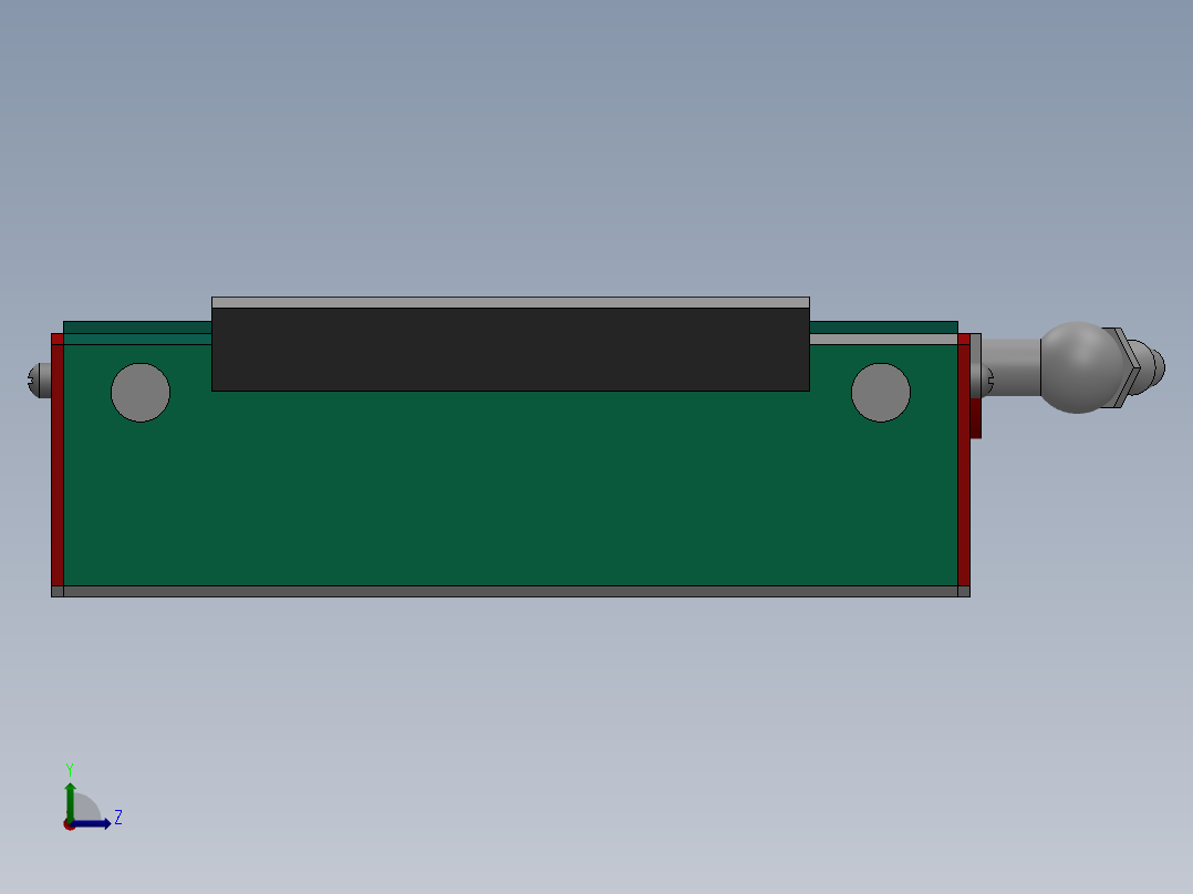 HGH-CA系列直线导轨[HGH(四方型)20C(重负荷)A(上锁式)]_滑块左视图