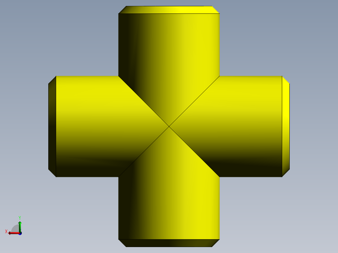 straight cross metric后视图