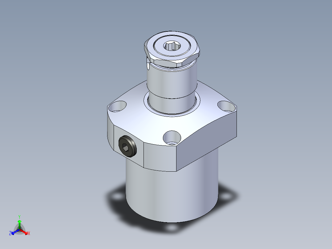 KOSMEKLG0900-CL-Y30多系列多零件图纸模型主视图