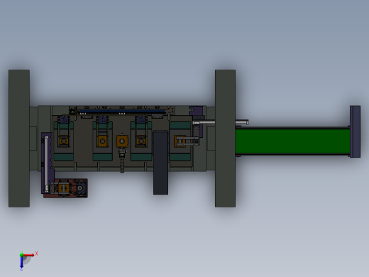 模内搬运 3D模型俯视缩略图