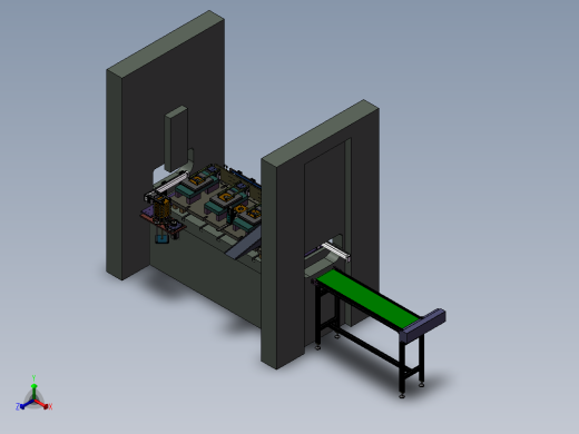 模内搬运 3D模型正等轴测缩略图