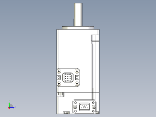 电机MS6H-40-CN30B3-20P1左视缩略图