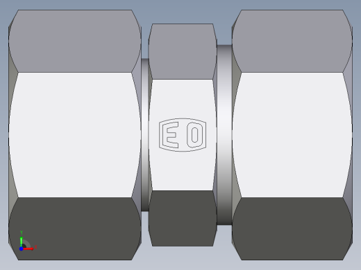 卡套式工业通用硬管接头EO_Distance_piece_adapter_DA22ZLCF前视缩略图