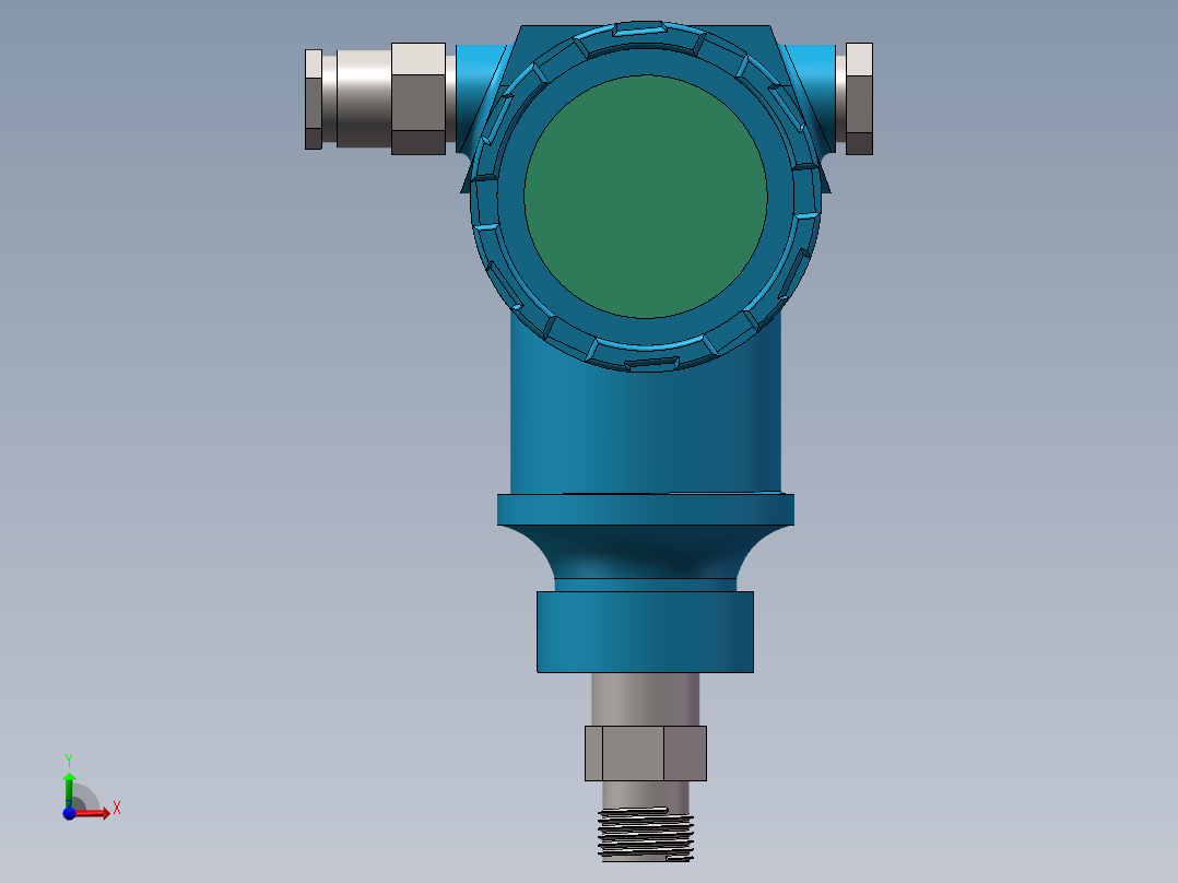 压力变送器前视图