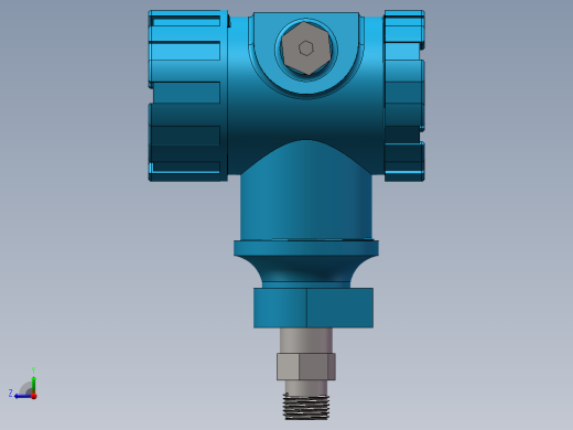 压力变送器右视缩略图