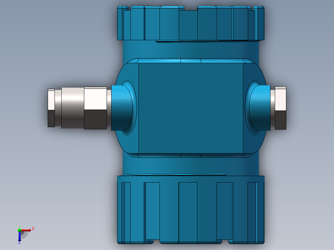 压力变送器俯视图