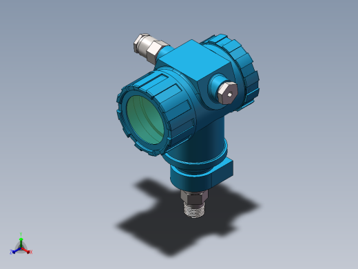 压力变送器正等轴测缩略图