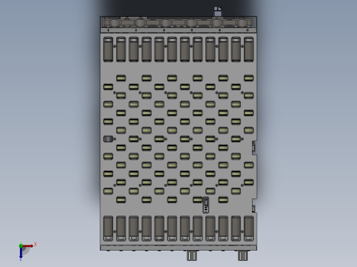 带托板的PCB输送结构俯视缩略图