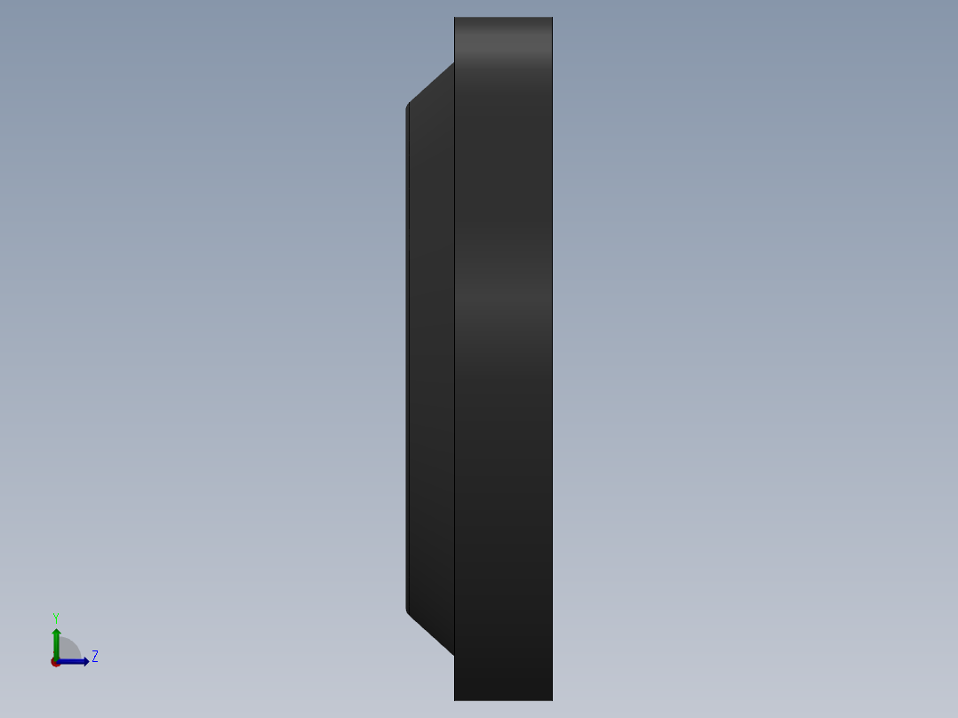 液压阻尼器左视图