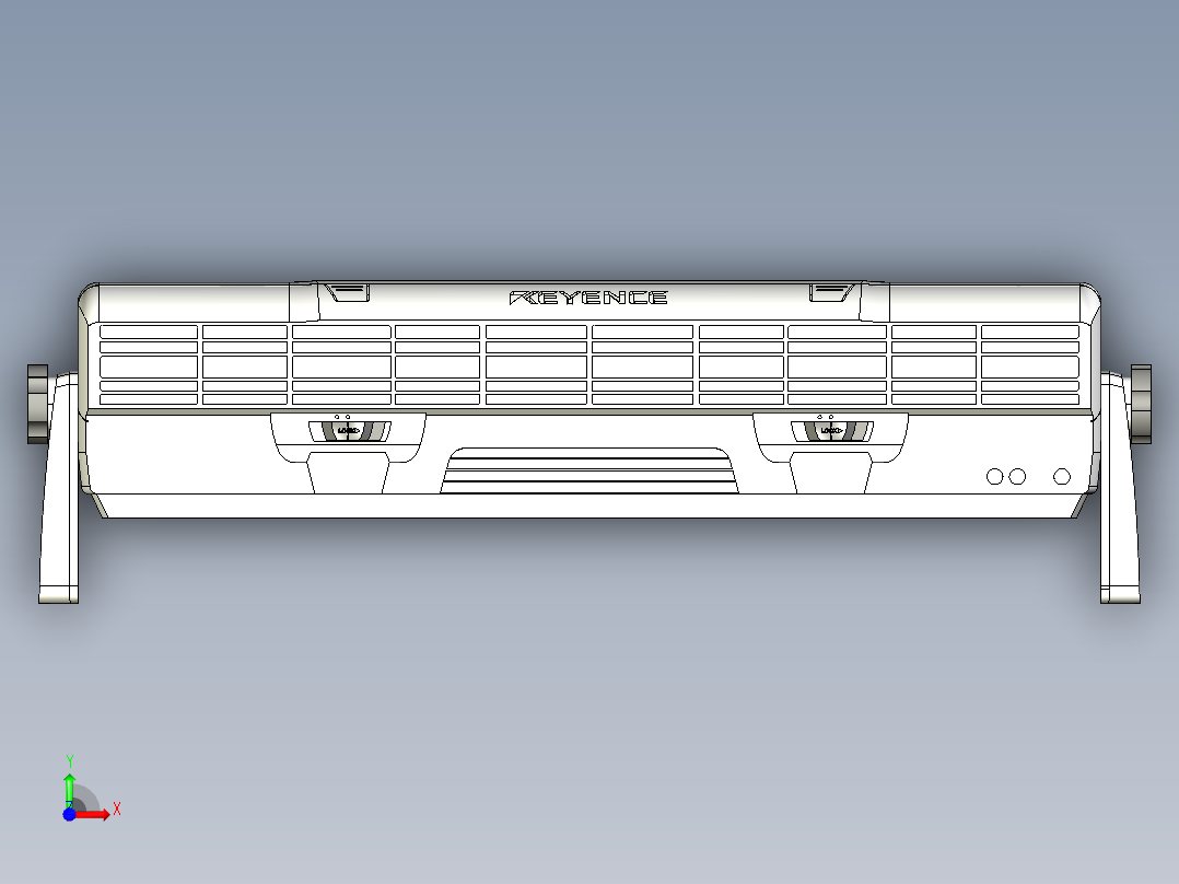 基恩士SJ-F5010_kc图纸模型前视图