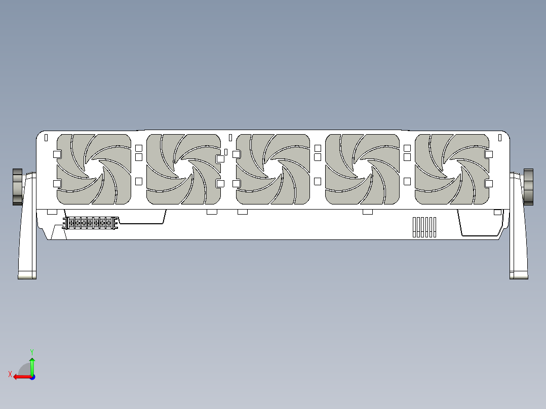 基恩士SJ-F5010_kc图纸模型后视图