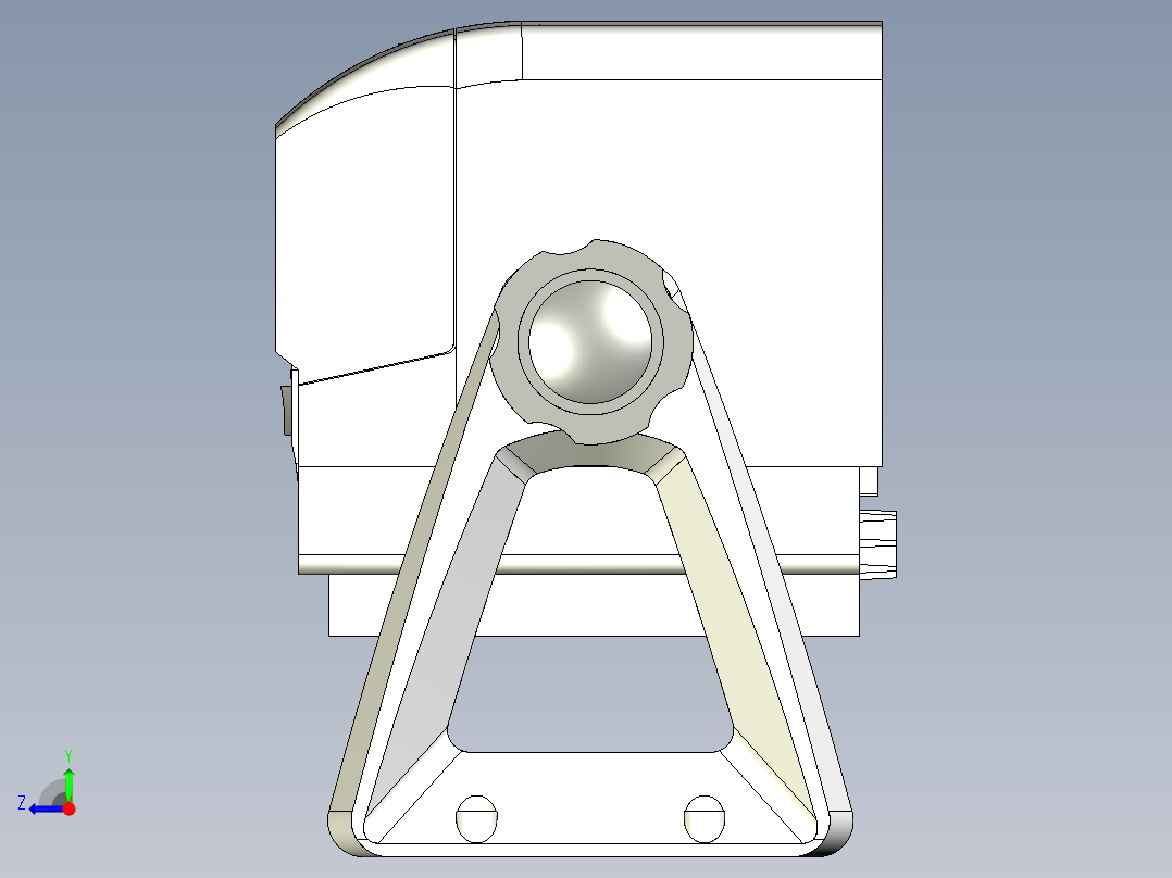 基恩士SJ-F5010_kc图纸模型右视图