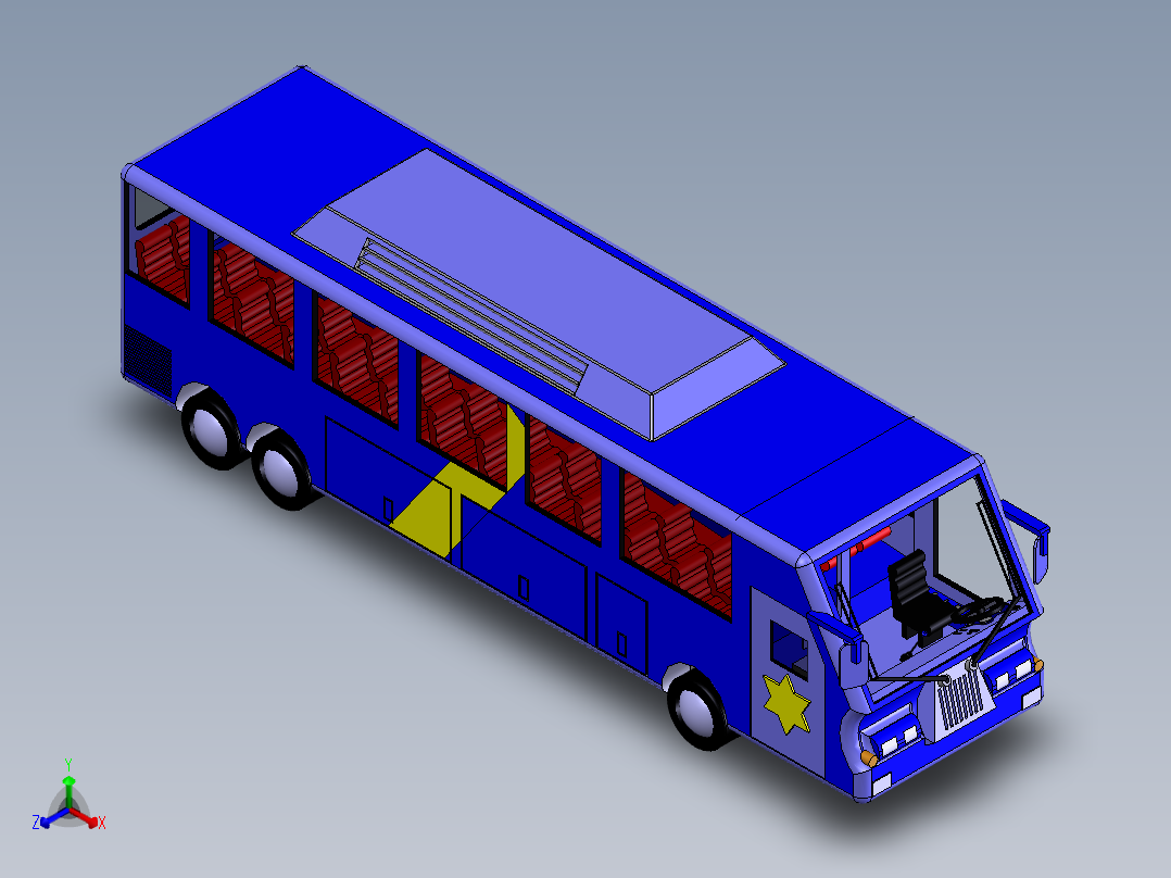 汽车2 (27)正等轴测图