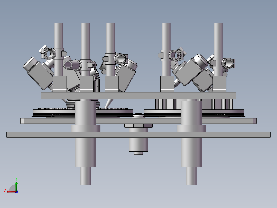 离合器润滑机后视图