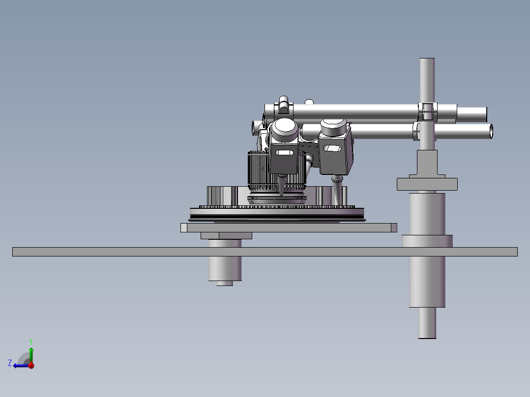 离合器润滑机右视图