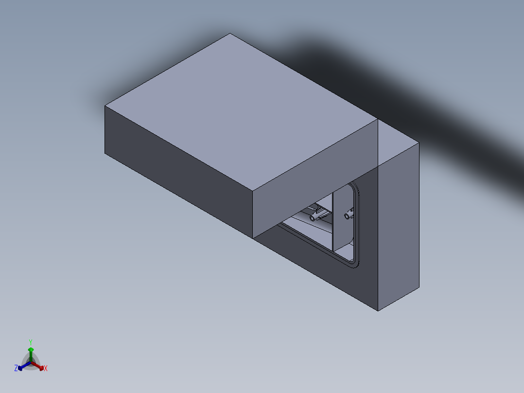 模具1正等轴测图