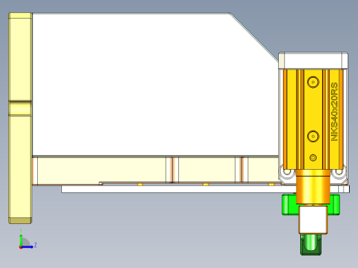 REACHER-A笔记本CNC工装夹具三维模型-cnc2-0912左视缩略图