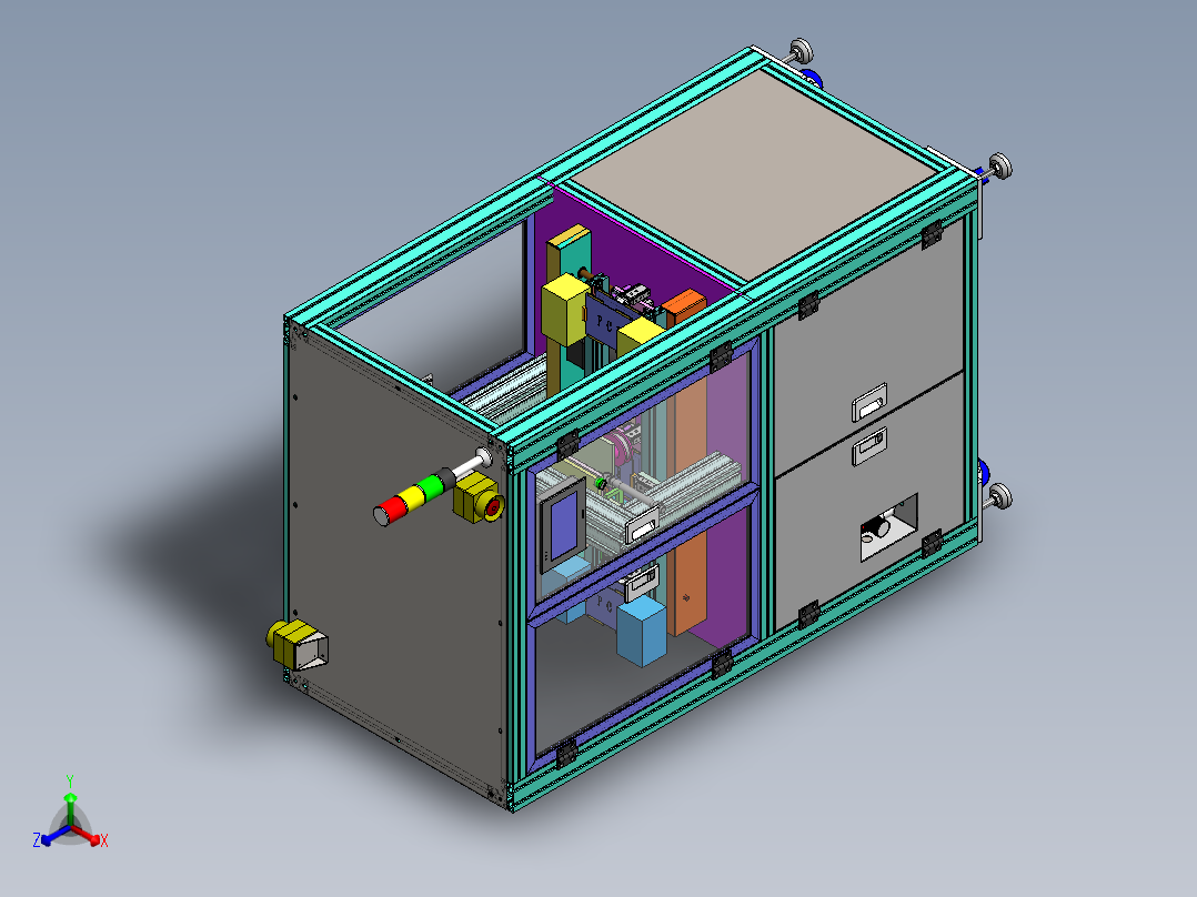 PCB贴高温胶布总成sw18可编辑正等轴测图