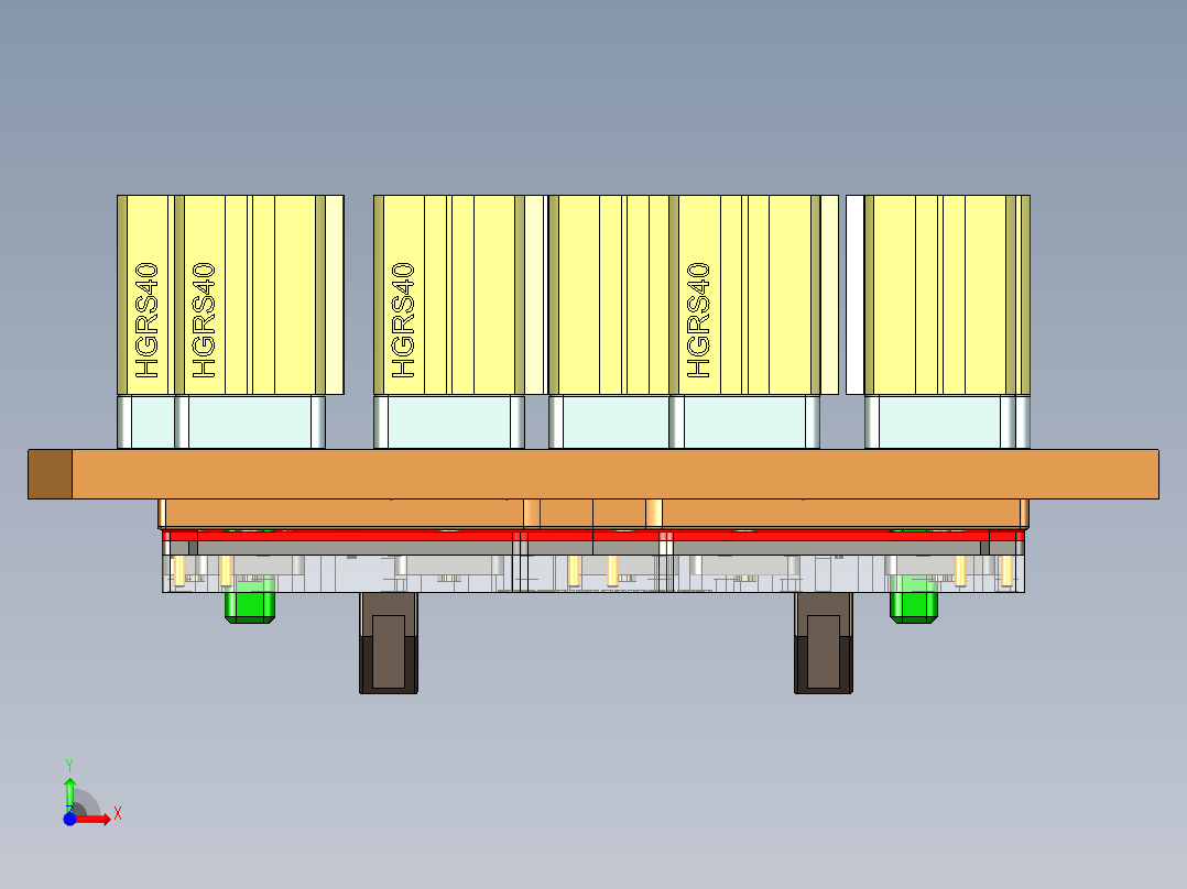 UX363-C-笔记本CNC工装夹具三维模型CNC4-191106前视图