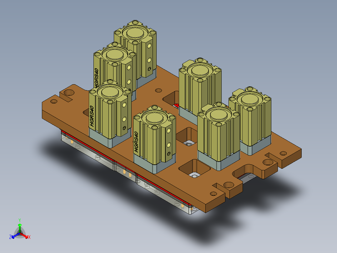UX363-C-笔记本CNC工装夹具三维模型CNC4-191106正等轴测图