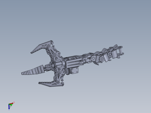 机械章鱼爪机械臂3D数模图纸 Solidworks设计 附x_t