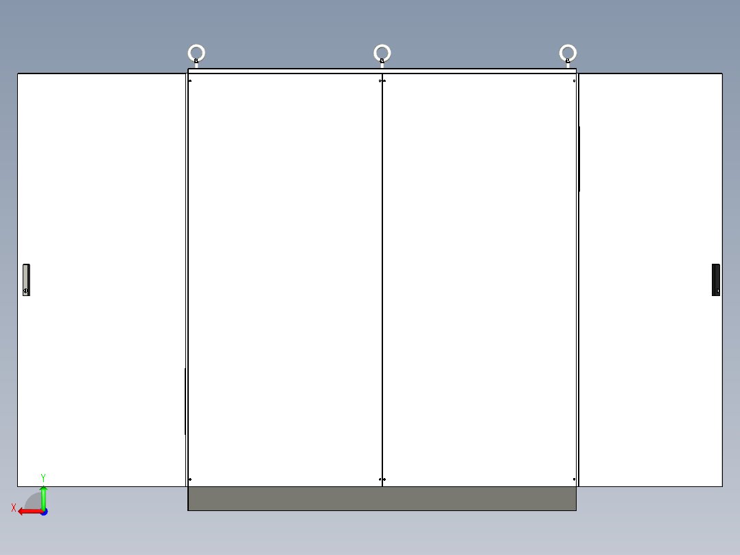 双电源CDQ1S软启动plc控制柜后视图