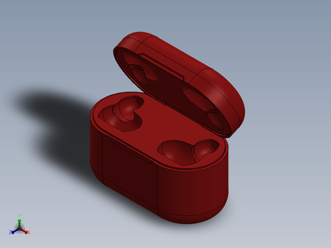 耳机(14)正等轴测图